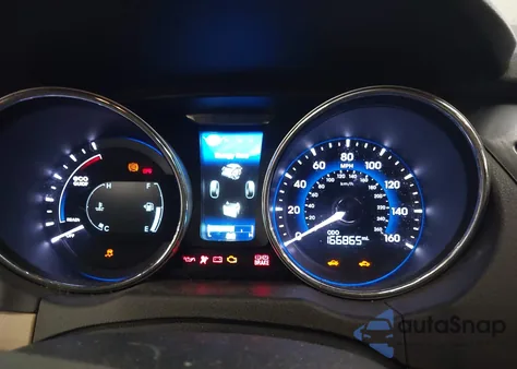 2013 Hyundai Sonata Hybrid Limited z USA, uszkodzony, nr VIN KMHEC4A47DA080298